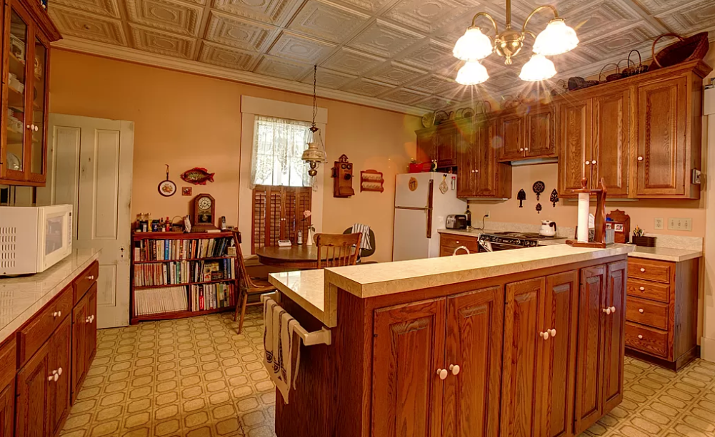 historical home kitchen remodel before