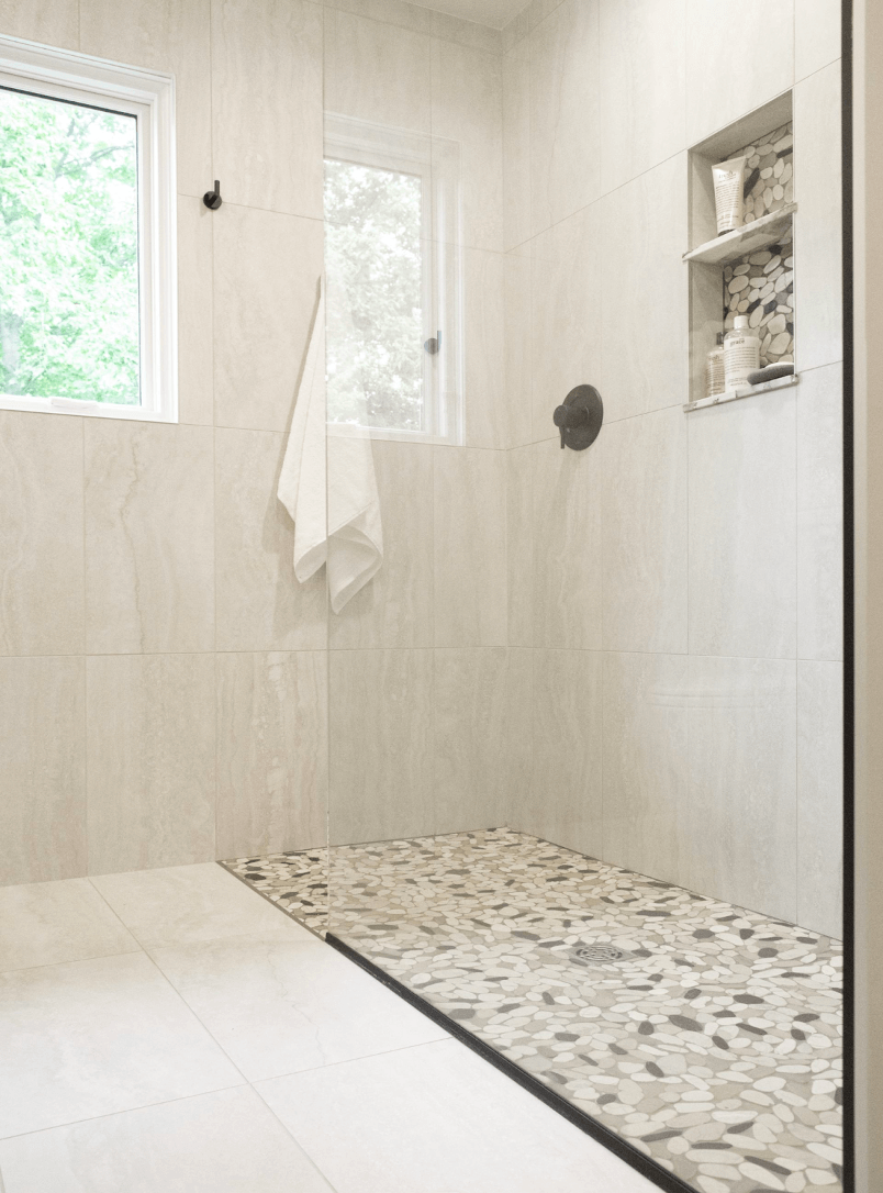 6 walk-in shower tile ideas for your bathroom remodel - dave fox