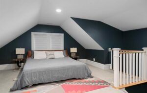 An attic remodel that takes advantage of previously unused space.